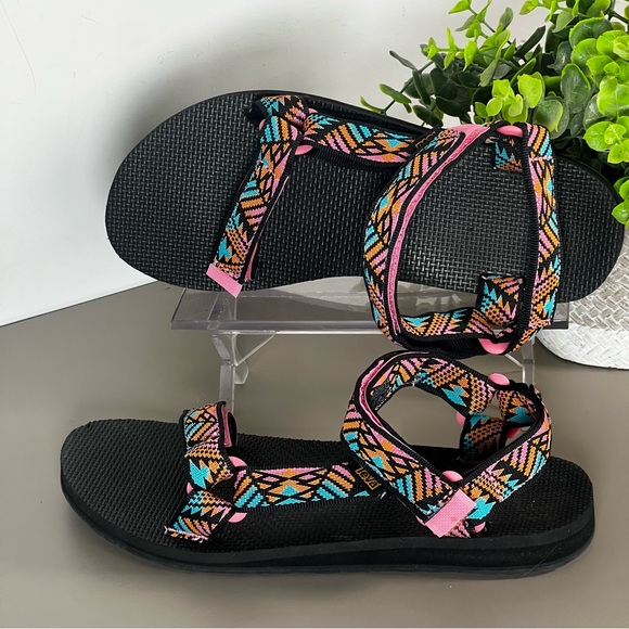 Teva Original Universal Sandals Bloomerang Pink Women’s Size - Picture 1 of 8
